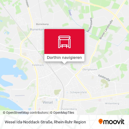 Wesel Ida-Noddack-Straße Karte