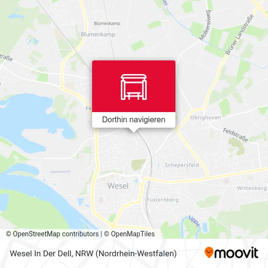 Wesel In Der Dell Karte