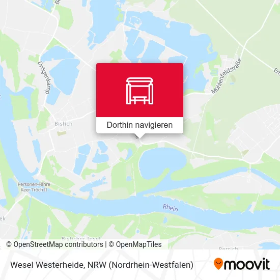 Wesel Westerheide Karte