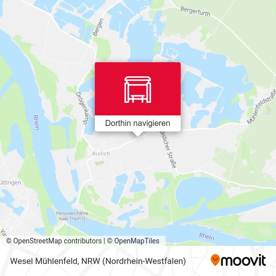 Wesel Mühlenfeld Karte