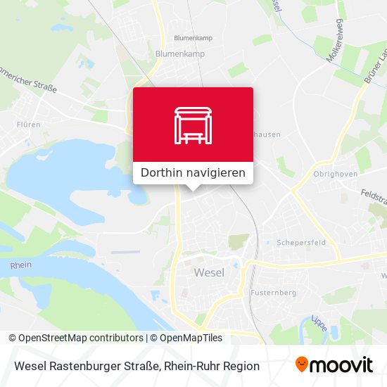 Wesel Rastenburger Straße Karte