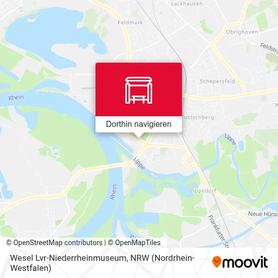 Wesel Lvr-Niederrheinmuseum Karte