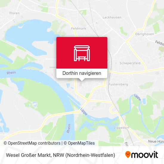 Wesel Großer Markt Karte