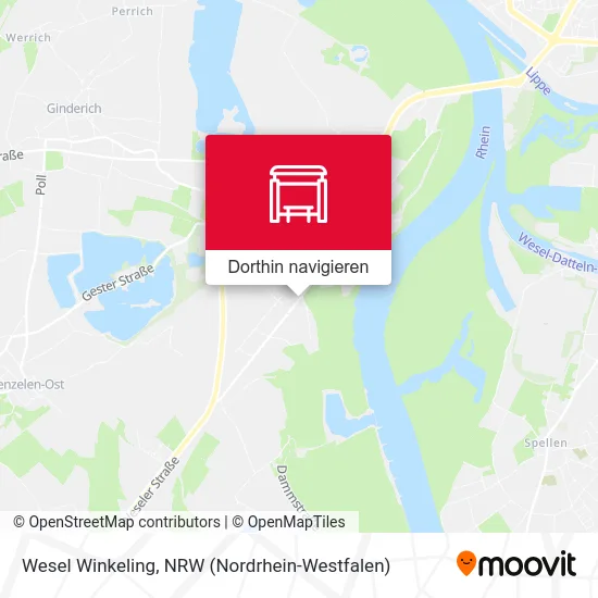 Wesel Winkeling Karte