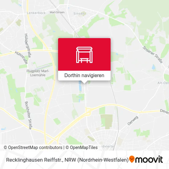 Recklinghausen Reiffstr. Karte