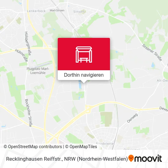 Recklinghausen Reiffstr. Karte