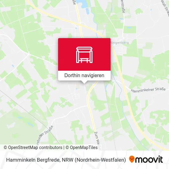 Hamminkeln Bergfrede Karte