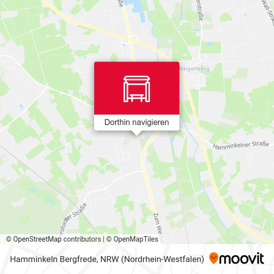 Hamminkeln Bergfrede Karte