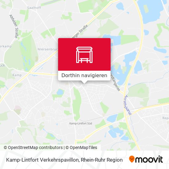 Kamp-Lintfort Verkehrspavillon Karte