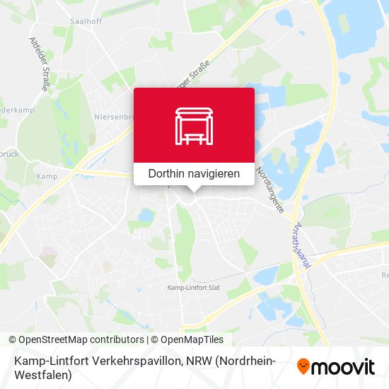 Kamp-Lintfort Verkehrspavillon Karte