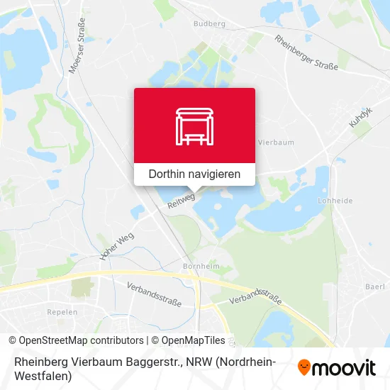 Rheinberg Vierbaum Baggerstr. Karte