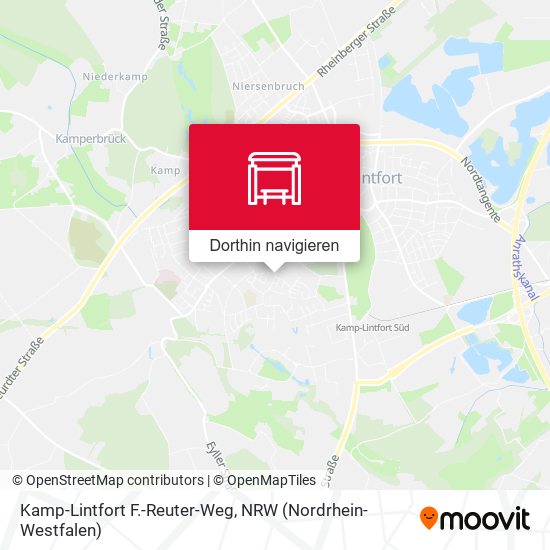 Kamp-Lintfort  F.-Reuter-Weg Karte