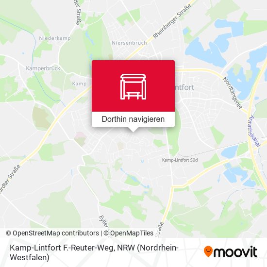 Kamp-Lintfort  F.-Reuter-Weg Karte