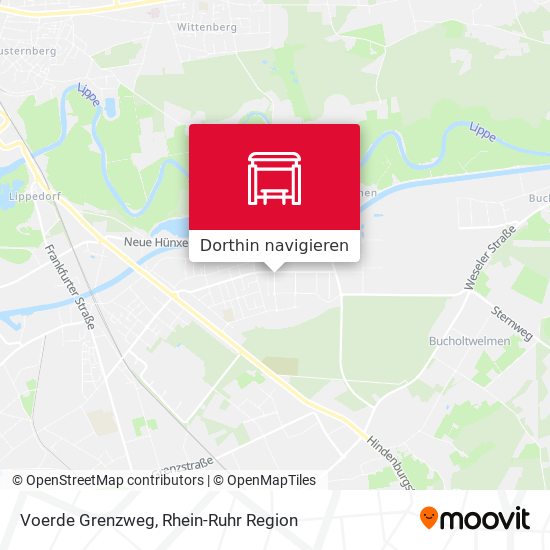 Voerde Grenzweg Karte