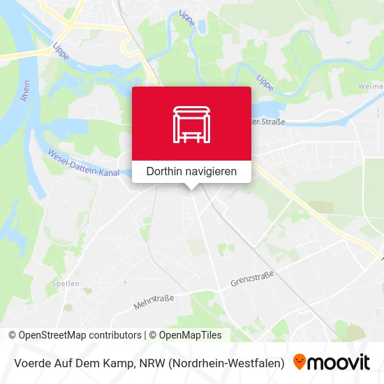 Voerde Auf Dem Kamp Karte