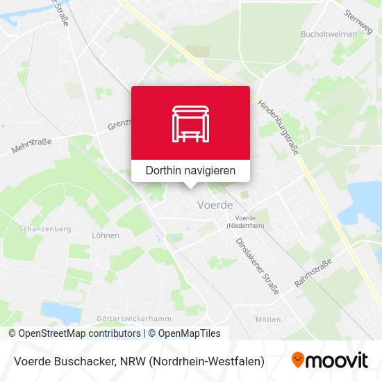 Voerde Buschacker Karte