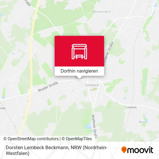 Dorsten Lembeck Beckmann Karte