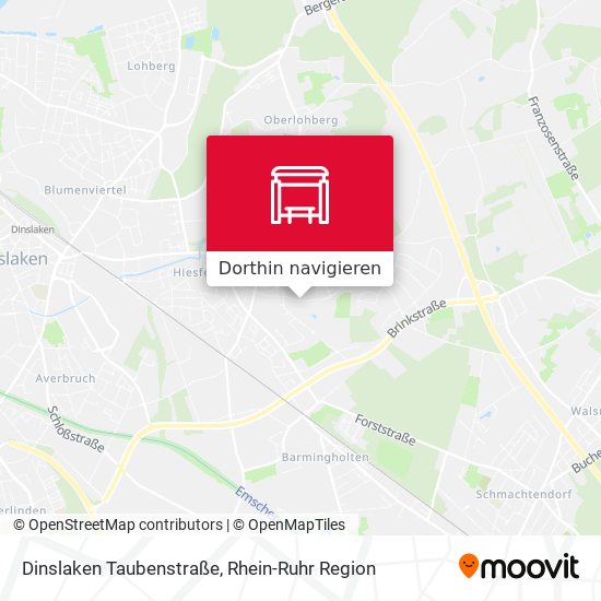 Dinslaken Taubenstraße Karte