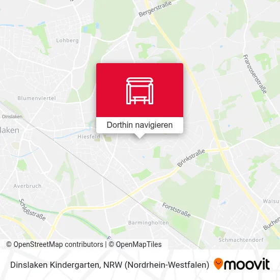 Dinslaken Kindergarten Karte