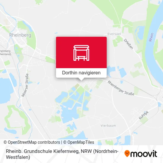 Rheinb. Grundschule Kiefernweg Karte