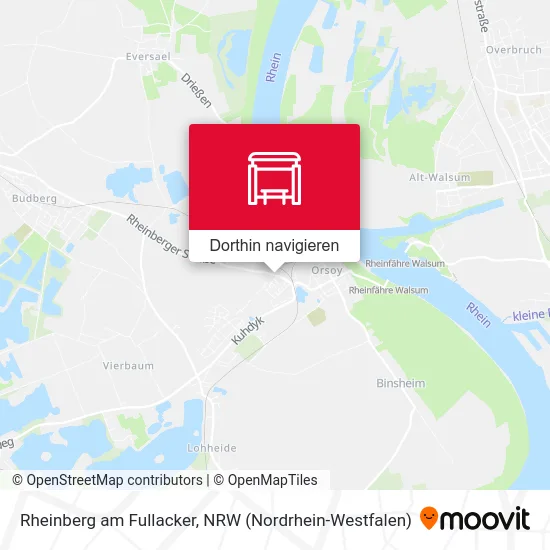 Rheinberg am Fullacker Karte