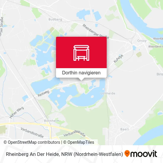 Rheinberg An Der Heide Karte