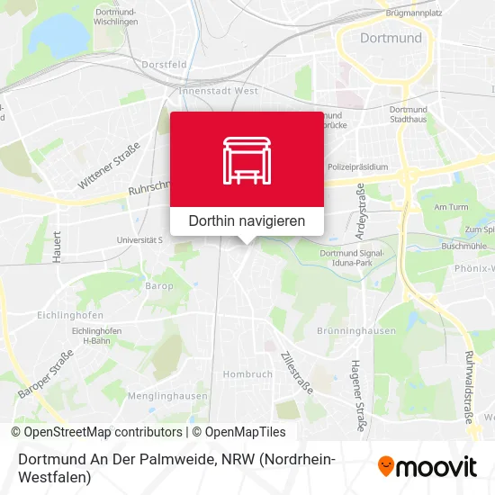 Dortmund An Der Palmweide Karte