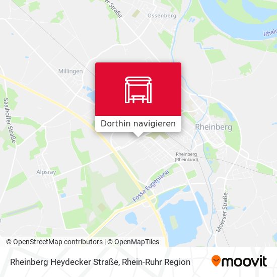 Rheinberg Heydecker Straße Karte