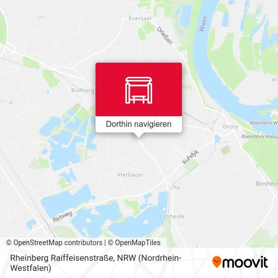 Rheinberg Raiffeisenstraße Karte