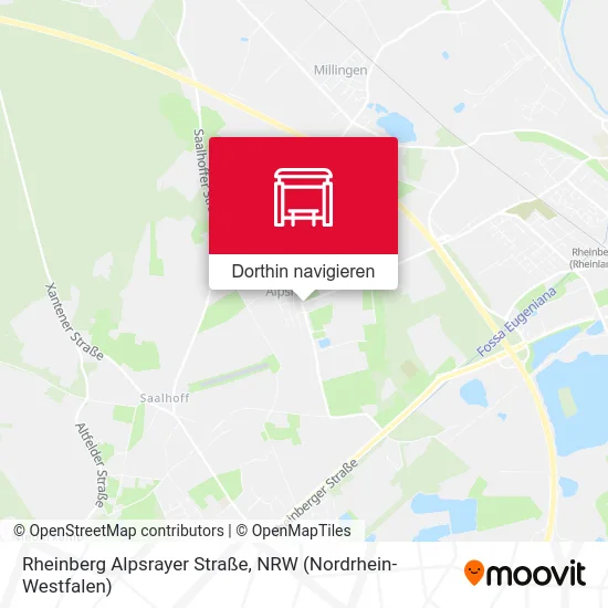 Rheinberg Alpsrayer Straße Karte