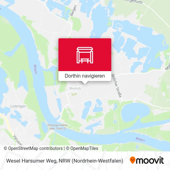 Wesel Harsumer Weg Karte