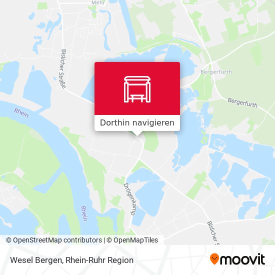 Wesel Bergen Karte