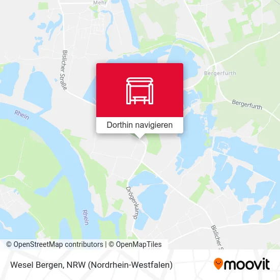 Wesel Bergen Karte