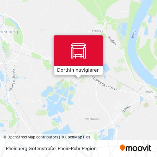 Rheinberg Gotenstraße Karte