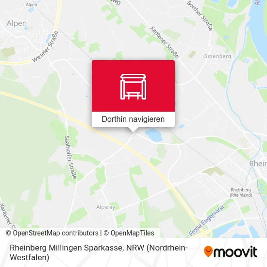 Rheinberg Millingen Sparkasse Karte