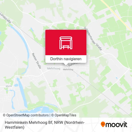 Hamminkeln Mehrhoog Bf Karte