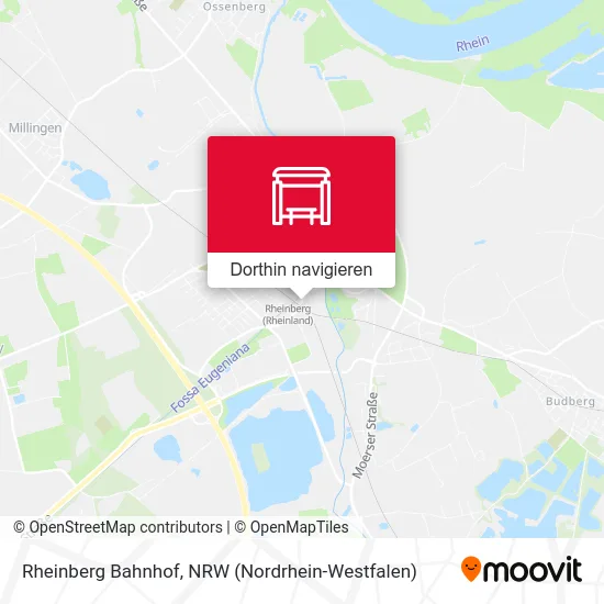 Rheinberg Bahnhof Karte