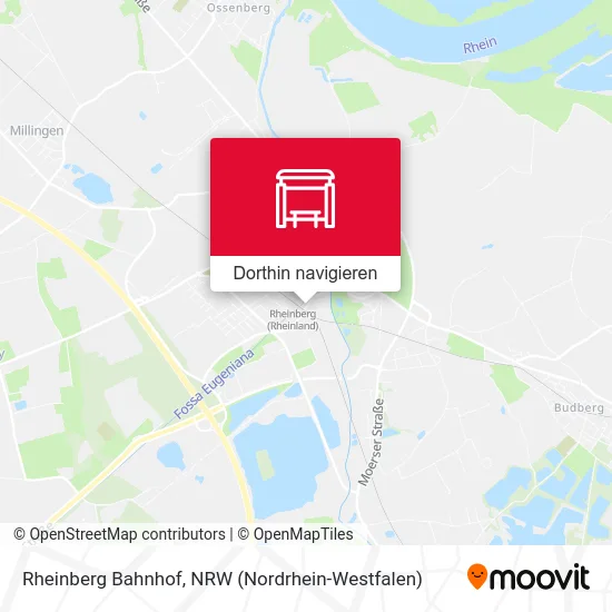 Rheinberg Bahnhof Karte