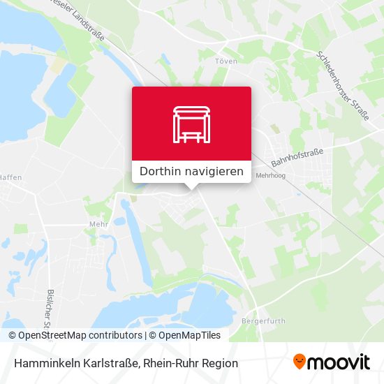 Hamminkeln Karlstraße Karte