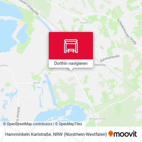 Hamminkeln Karlstraße Karte