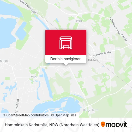 Hamminkeln Karlstraße Karte