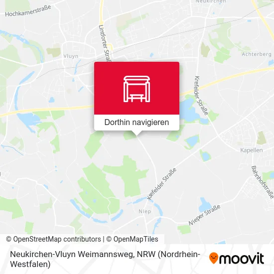 Neukirchen-Vluyn Weimannsweg Karte