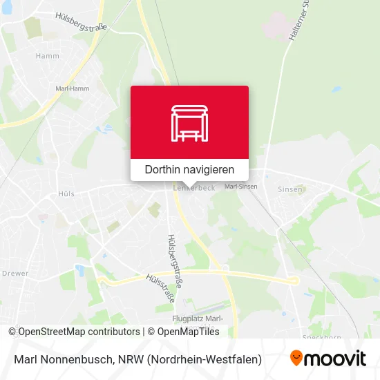 Marl Nonnenbusch Karte