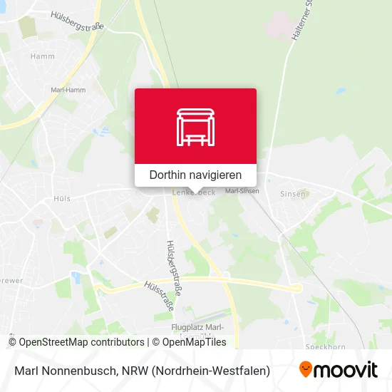 Marl Nonnenbusch Karte