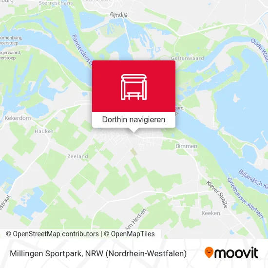 Millingen Sportpark Karte