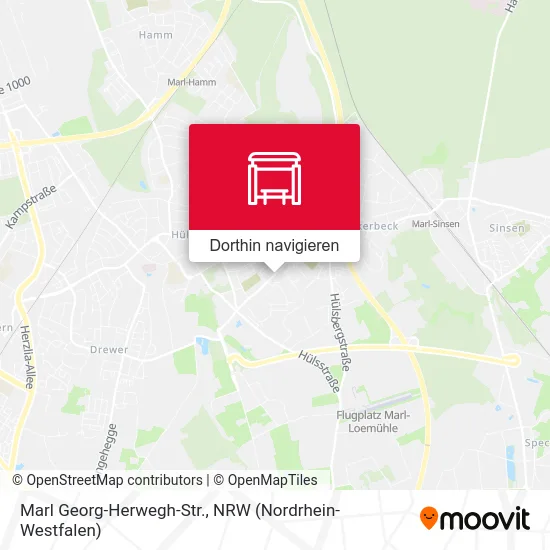 Marl Georg-Herwegh-Str. Karte