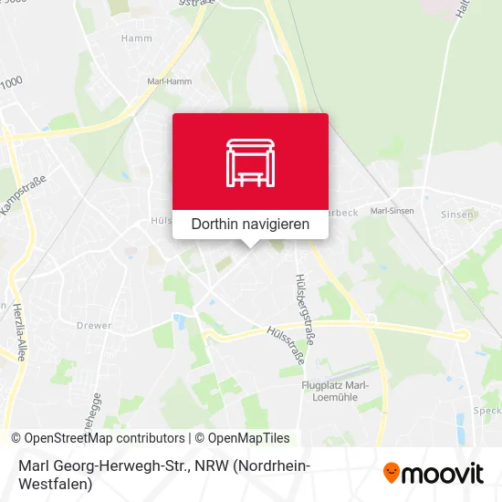 Marl Georg-Herwegh-Str. Karte