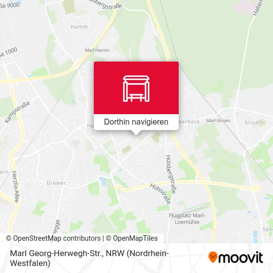 Marl Georg-Herwegh-Str. Karte