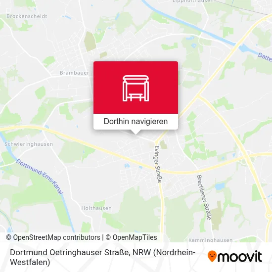 Dortmund Oetringhauser Straße Karte