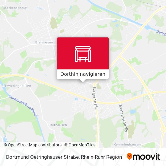 Dortmund Oetringhauser Straße Karte